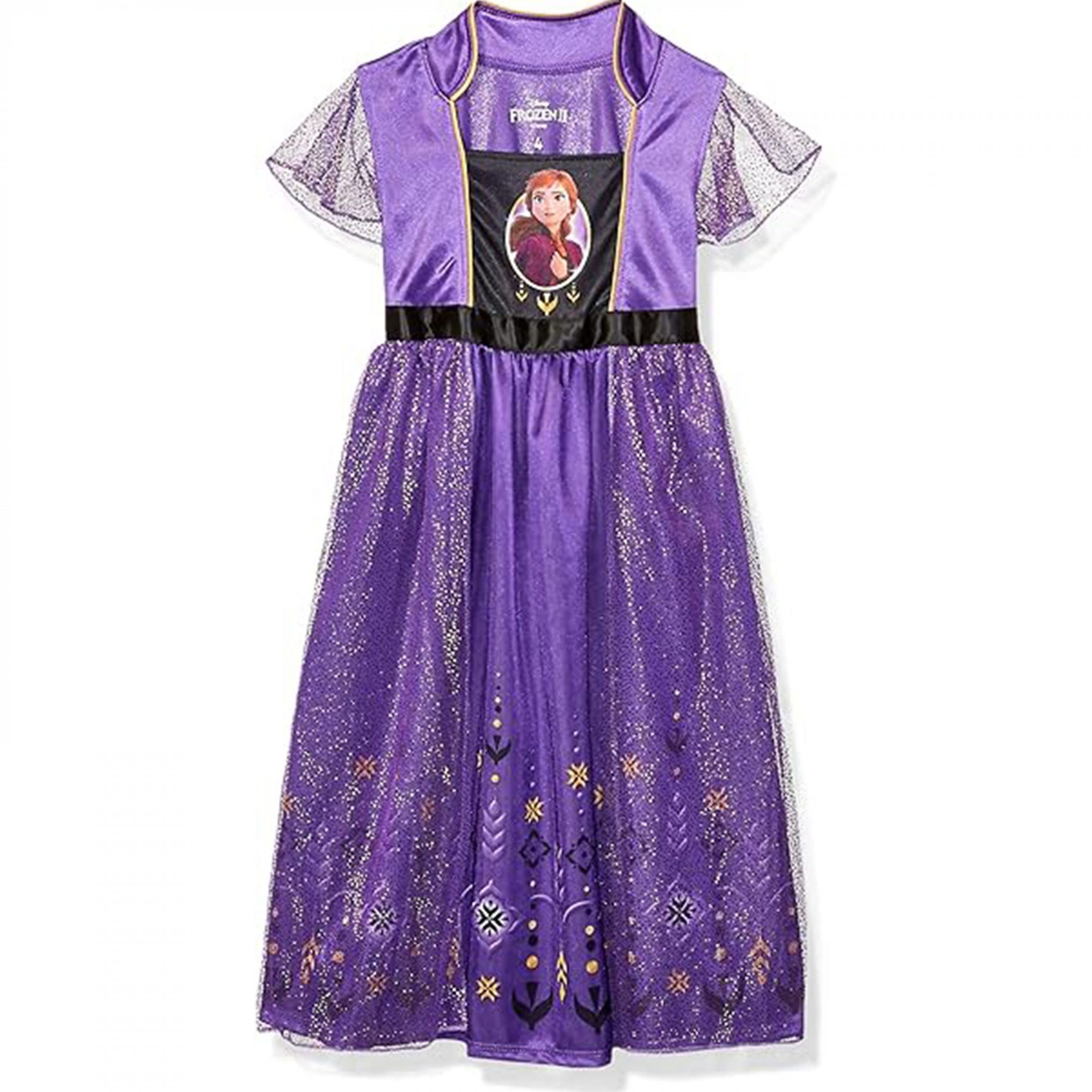 Frozen Anna Girl's Fantasy Gown Pajamas